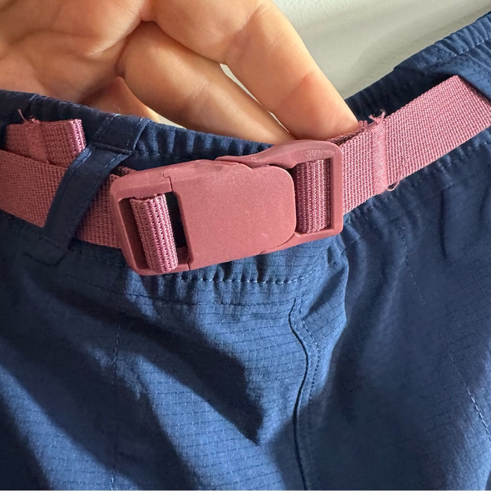Title Nine Aero Tech Pants XL 16 Navy UPF 50 Hiking Travel Quick Dry - Picture 7 of 12